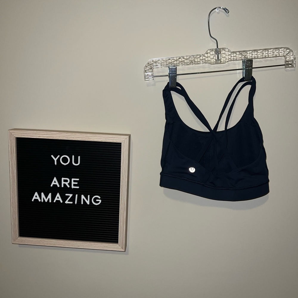 Lulu Lemon Sports Bra Navy Size 2